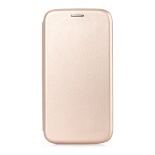Чехол-книжка Samsung J330 Business пластик золото