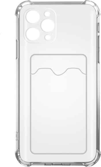 Чехол-накладка для iPhone 13 Pro Max VEGLAS Pocket прозрачный