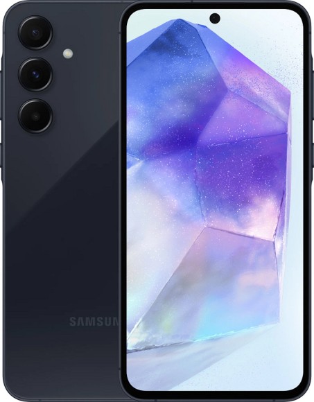 Смартфон Samsung A556E/DS Galaxy A55 5G 8/128 ГБ, Dual: nano SIM + eSIM, не РСТ (Темно-синий)