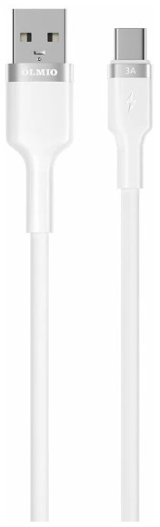 Type-C OLMIO RAPID USB 2.0  3A 1.2м белый
