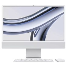 Моноблок Apple iMac 24 M3 8/10/8/256Gb Silver (MQRJ3) (Серебристый)
