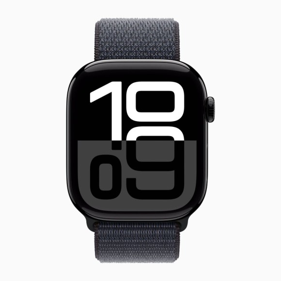 Умные часы Apple Watch Series 10 46mm MWWR3 Jet Black Aluminum Case with Lnk Sport Loop (Jet Black, Lnk)