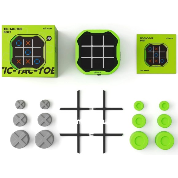 Шахматная головоломка Tic-Tac-Toe Green