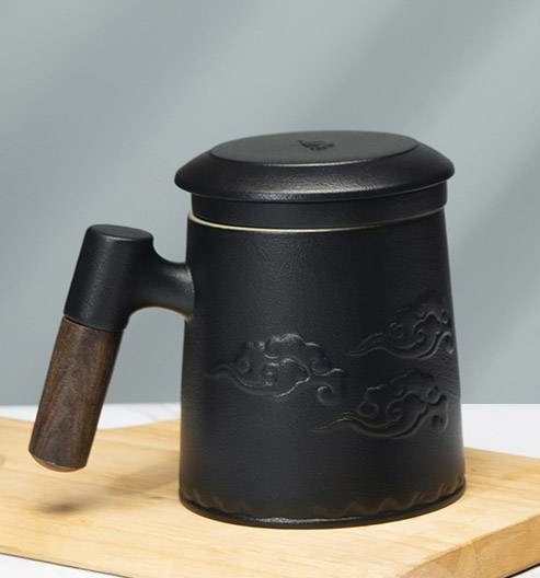 Керамическая деревянная чашка Quange MKT401