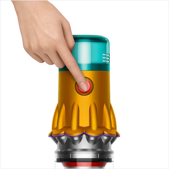 Вертикальный пылесос Dyson V12S Detect Slim Submarine Yellow/Nickel
