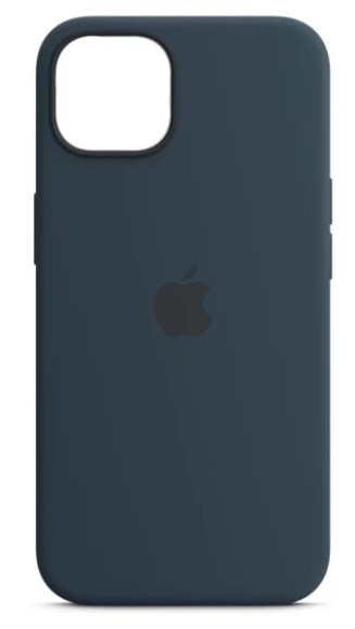 Чехол-накладка для iPhone 15 Pro Max Silicone Case темно-синий