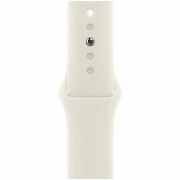 Умные часы  Apple Watch Series SE 2024 40мм/M/L MXEG3  корпус цвета сияющая звезда, Sport Band ремешок цвет сияющая звезда (Starlight, Starlight)