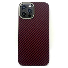 Чехол-накладка для iPhone 12 Mini K-DOO Kevlar черно-красный