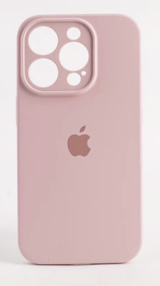Чехол-накладка для iPhone 15 Pro Max Silicone Case светло-розовый