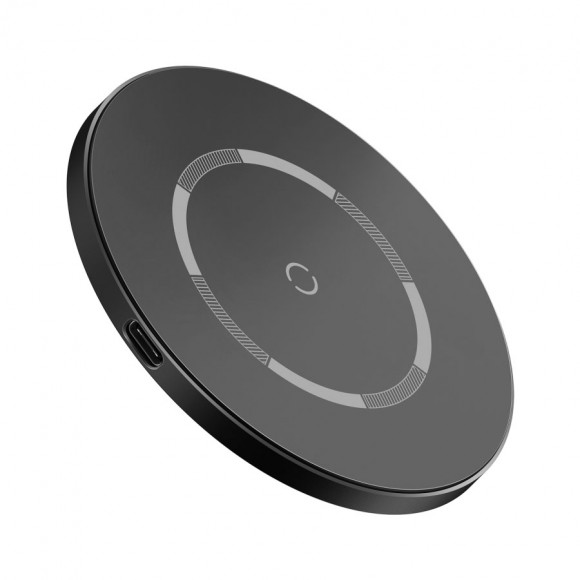 Беспроводная зарядка Baseus Simple Magnetic Wireless Charger (для серии iPhone 12 / AirPods Pro) Чёрная (WXJK-E01)