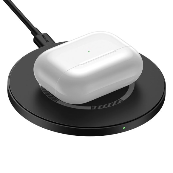 Беспроводная зарядка Baseus Simple Magnetic Wireless Charger (для серии iPhone 12 / AirPods Pro) Чёрная (WXJK-E01) Беспроводная зарядка Baseus Simple Magnetic Wireless Charger (для серии iPhone 12 / AirPods Pro) Чёрная (WXJK-E01)