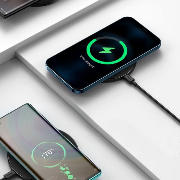 Беспроводная зарядка Baseus Simple Magnetic Wireless Charger (для серии iPhone 12 / AirPods Pro) Чёрная (WXJK-E01) Беспроводная зарядка Baseus Simple Magnetic Wireless Charger (для серии iPhone 12 / AirPods Pro) Чёрная (WXJK-E01)