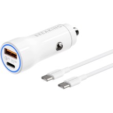 АЗУ Breaking A19 1USB+USB-C 20W+кабель USB-C-USB-C