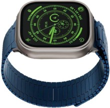 Ремешок для Apple Watch 49/45 мм Levelo Milano синий