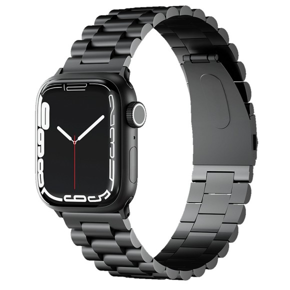 Ремешок для Apple Watch 45/44/42 мм Levelo Daytona черный