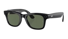 Солнцезащитные очки Ray-Ban Meta Wayfarer RW4006 601/7150 — Shiny Black G15 Green