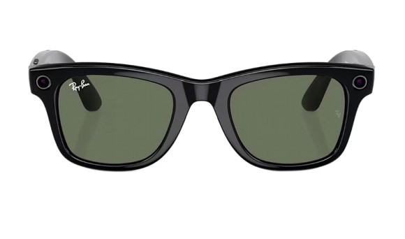 Солнцезащитные очки Ray-Ban Meta Wayfarer RW4006 601/7150 — Shiny Black G15 Green Солнцезащитные очки Ray-Ban Meta Wayfarer RW4006 601/7150 — Shiny Black G15 Green