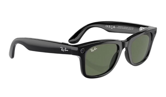 Солнцезащитные очки Ray-Ban Meta Wayfarer RW4006 601/7150 — Shiny Black G15 Green Солнцезащитные очки Ray-Ban Meta Wayfarer RW4006 601/7150 — Shiny Black G15 Green