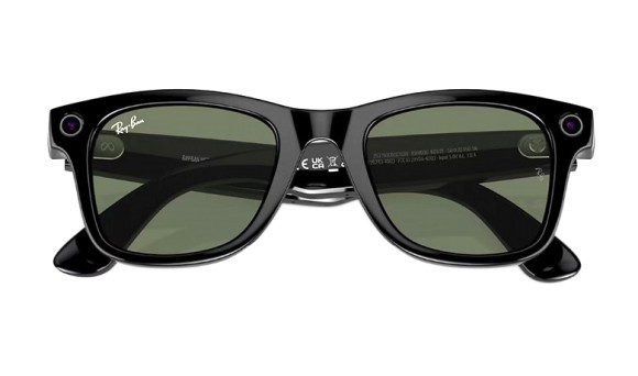 Солнцезащитные очки Ray-Ban Meta Wayfarer RW4006 601/7150 — Shiny Black G15 Green Солнцезащитные очки Ray-Ban Meta Wayfarer RW4006 601/7150 — Shiny Black G15 Green