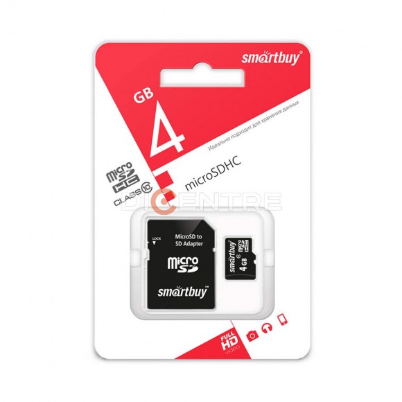 Micro SD Smart Buy 4Gb (Class 10)