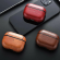 Сумка-чехол на AirPods Pro кожа красный