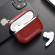 Сумка-чехол на AirPods Pro кожа красный