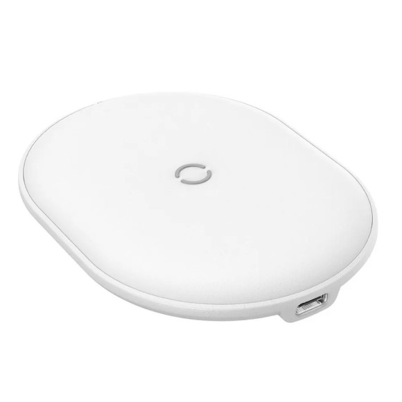 Беспроводное зарядное устройство Baseus Cobble Wireless Charger Белый (WXYS-02) Беспроводное зарядное устройство Baseus Cobble Wireless Charger Белый (WXYS-02)