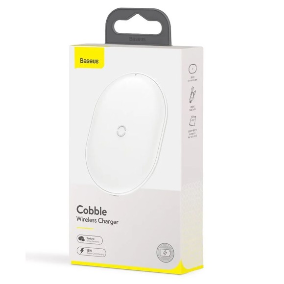 Беспроводное зарядное устройство Baseus Cobble Wireless Charger Белый (WXYS-02) Беспроводное зарядное устройство Baseus Cobble Wireless Charger Белый (WXYS-02)