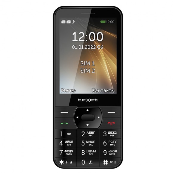 Телефон teXet TM-423 (черный)