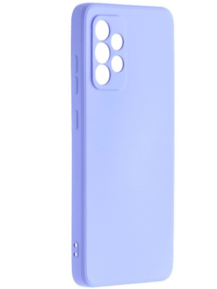 Чехол-накладка Samsung A73 Breaking с микрофиброй фиолетовый