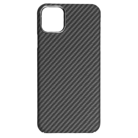Чехол-накладка для iPhone 14 Pro KZDOO KEIVLAR черно-серый