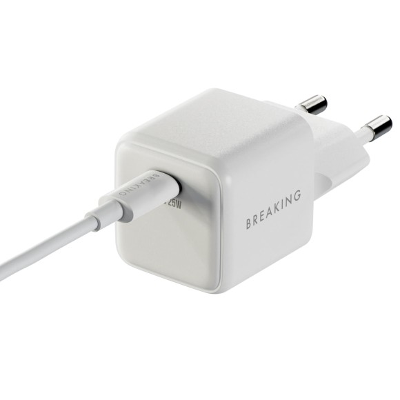 СЗУ Breaking P-11 3A 25W USB-C+кабель USB-C - USB-C белый СЗУ Breaking P-11 3A 25W USB-C+кабель USB-C - USB-C белый
