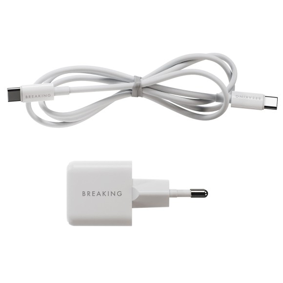 СЗУ Breaking P-11 3A 25W USB-C+кабель USB-C - USB-C белый СЗУ Breaking P-11 3A 25W USB-C+кабель USB-C - USB-C белый