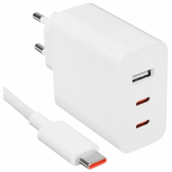 Зарядное устройство Xiaomi 67W GaN Charger 2C1A + кабель Type-C-Type-C белый