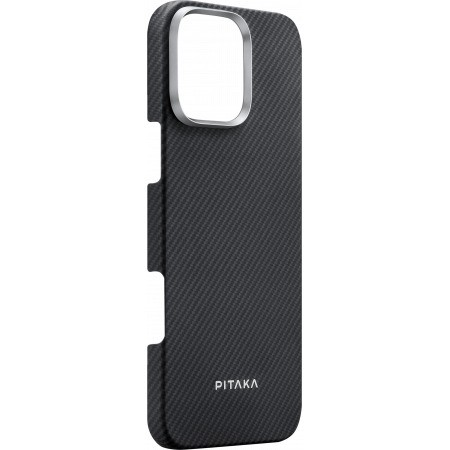 Чехол-накладка для iPhone 16 Pro PITAKA Ultra-Slim Case Black/Gray