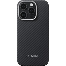 Чехол-накладка для iPhone 16 Pro  PITAKA Ultra-Slim Case Black/Gray
