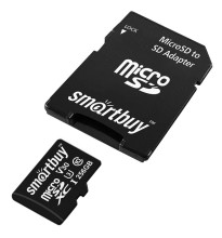 Micro SD SmartBuy 256Gb (Class 10) с адаптером