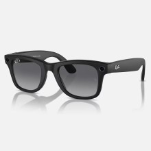 Солнцезащитные очки Ray-Ban Meta Wayfarer RW4006 601S1M50 — Matte Black Transitions Graphite Green