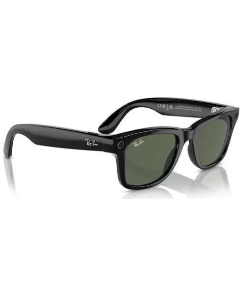 Солнцезащитные очки Ray-Ban Meta Wayfarer RW4006 601S1M50 — Matte Black Transitions Graphite Green Солнцезащитные очки Ray-Ban Meta Wayfarer RW4006 601S1M50 — Matte Black Transitions Graphite Green