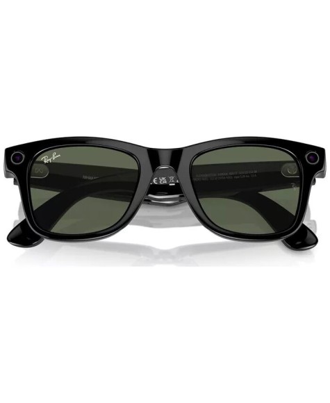 Солнцезащитные очки Ray-Ban Meta Wayfarer RW4006 601S1M50 — Matte Black Transitions Graphite Green Солнцезащитные очки Ray-Ban Meta Wayfarer RW4006 601S1M50 — Matte Black Transitions Graphite Green
