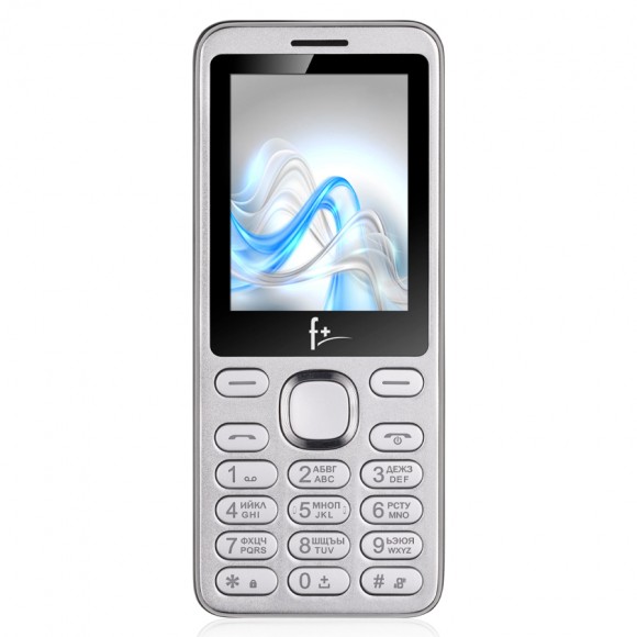 Телефон F+ S240 (серебристый)