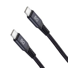 Кабель для зарядки и синхронизации BQ CC01 /Type-C-Type-C / 2м / 3,25A черный