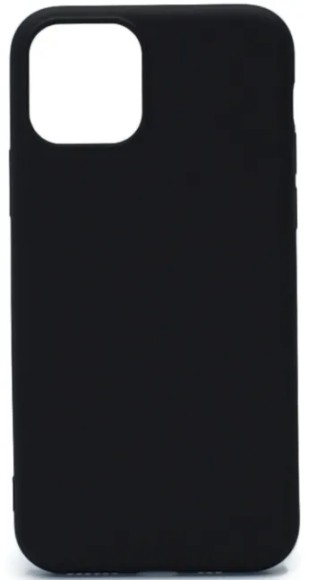 Чехол-накладка для iPhone 12 Breaking с микрофиброй черный