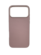Чехол-накладка для iPhone 17 Pro Max A-CASE Amur Genuine Leather Pink