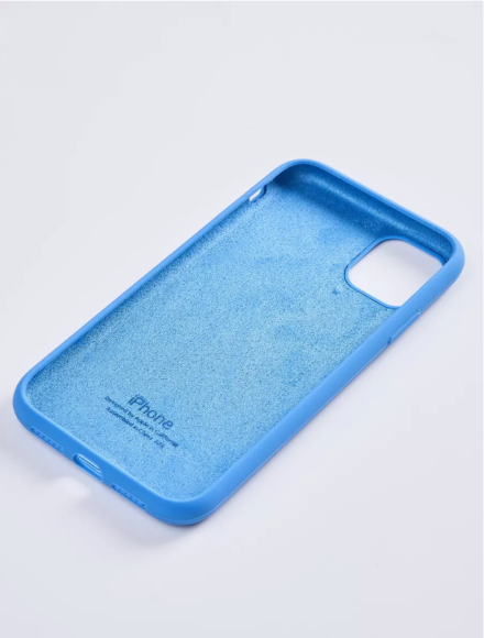 Чехол-накладка для iPhone 11 Silicone Case ярко-голубой Чехол-накладка для iPhone 11 Silicone Case ярко-голубой