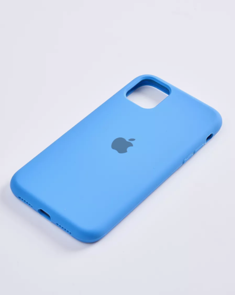 Чехол-накладка для iPhone 11 Silicone Case ярко-голубой Чехол-накладка для iPhone 11 Silicone Case ярко-голубой