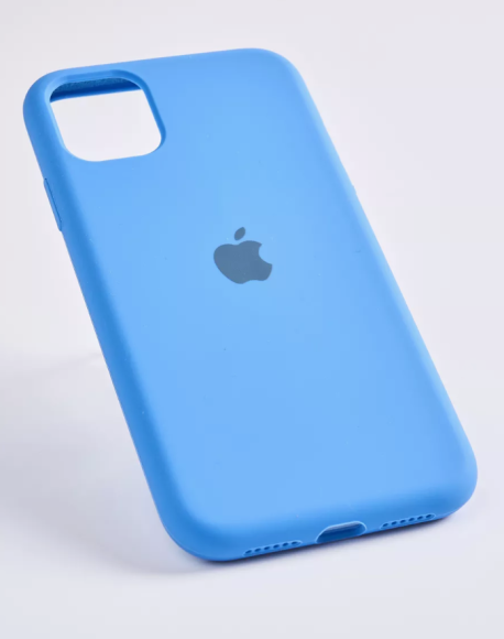 Чехол-накладка для iPhone 11 Silicone Case ярко-голубой Чехол-накладка для iPhone 11 Silicone Case ярко-голубой