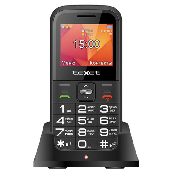 Телефон teXet TM-B418 (черный)