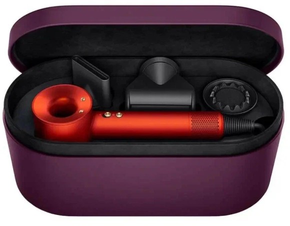 Фен для волос Dyson Supersonic HD07+кейс Topaz/Orange
