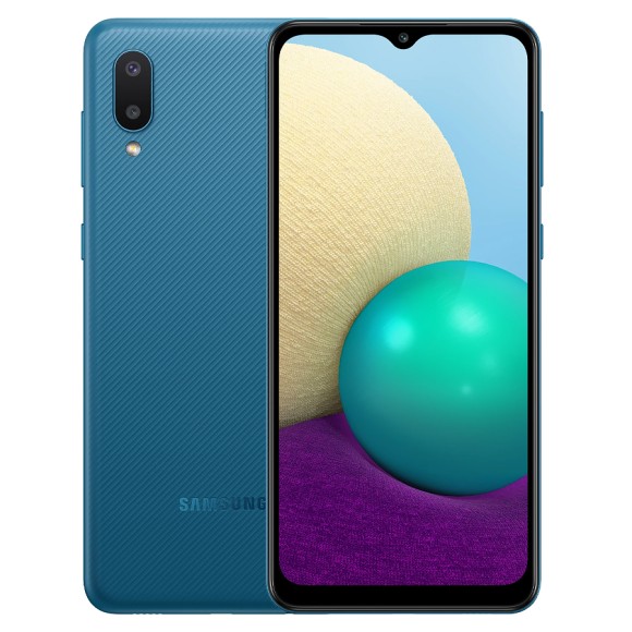 Смартфон Samsung Galaxy A02 2/32GB синий Смартфон Samsung Galaxy A02 2/32GB синий